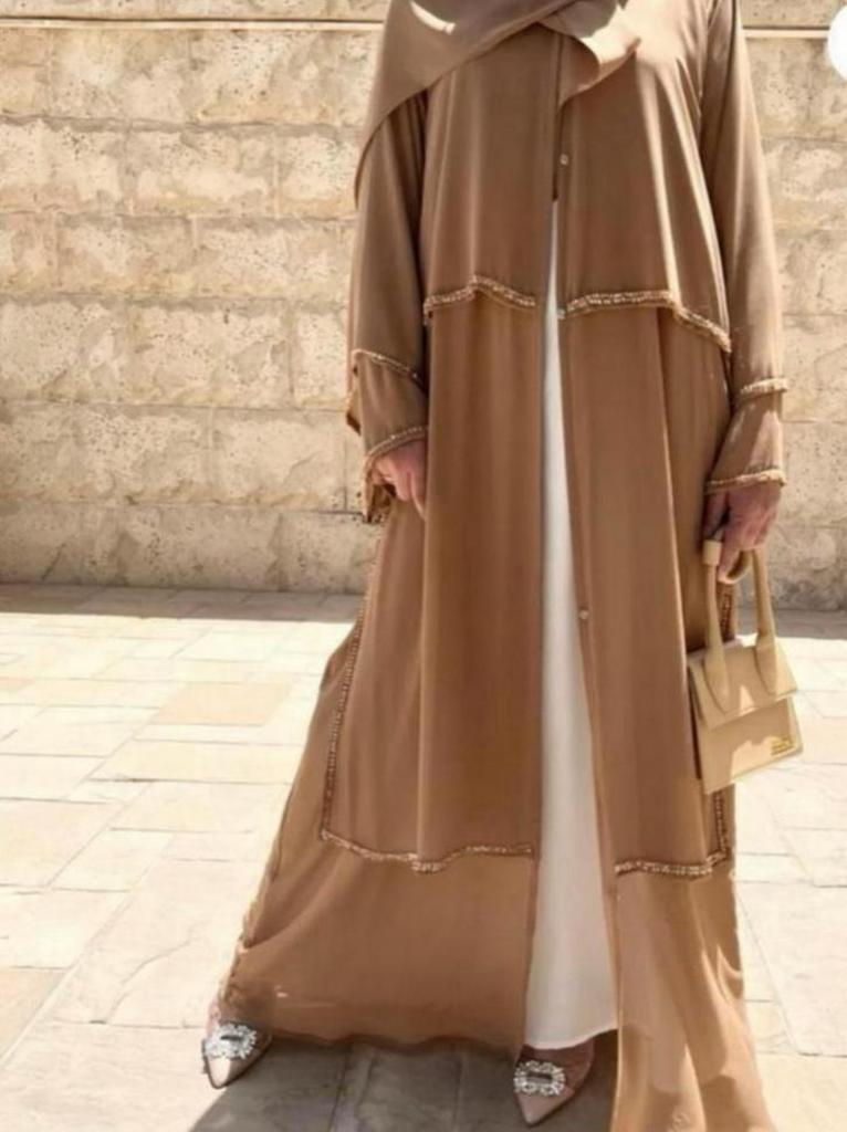 Nieuwe luxe dubai jurk kaftan maat l/xl, Ophalen of Verzenden, Zo goed als nieuw, Maat 46/48 (XL) of groter, Overige typen