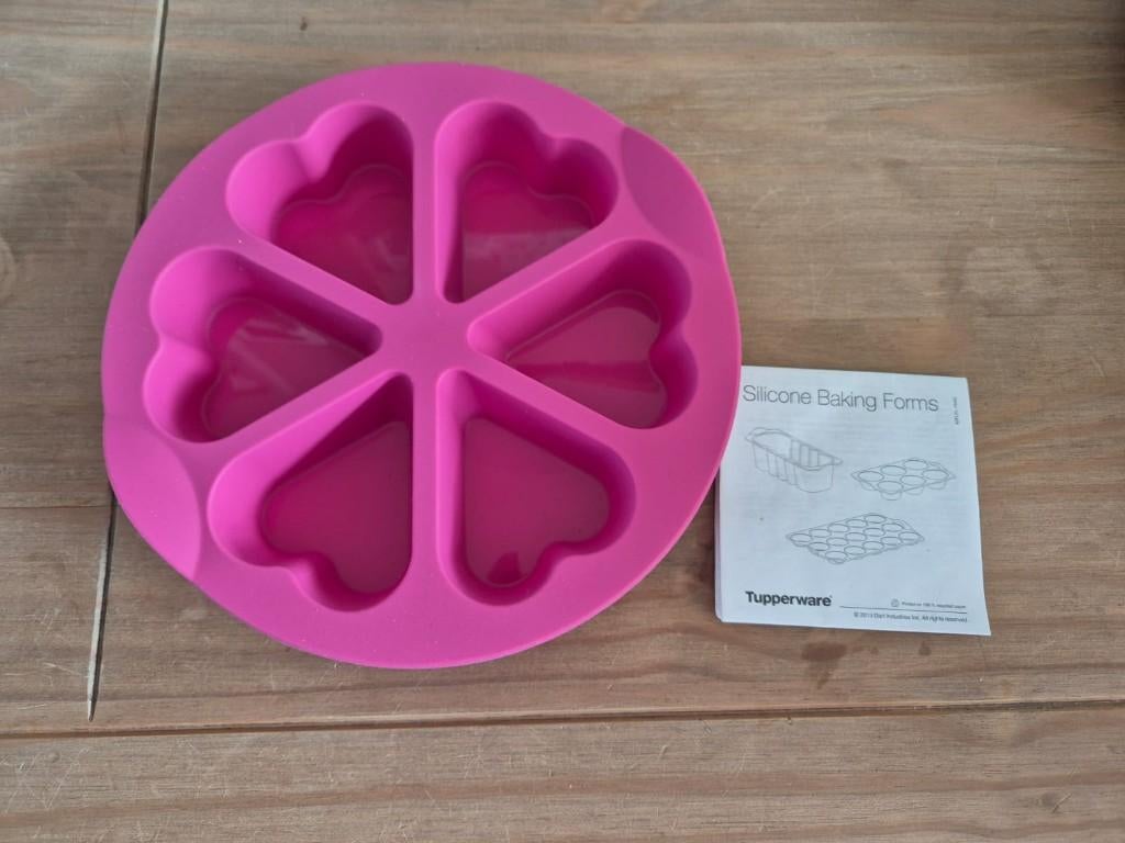 Tupperware MFV Multiflexvorm Hartjes Roze NIEUW, Huis en Inrichting, Keuken | Tupperware, Ophalen of Verzenden, Nieuw, Overige typen
