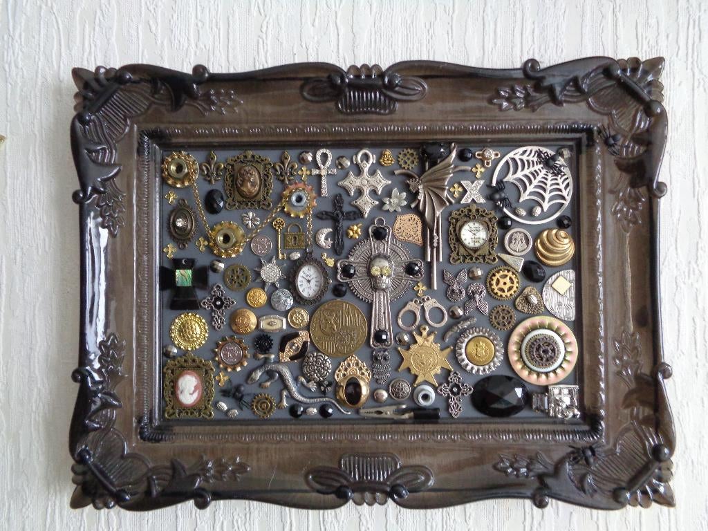 Schilderij Steampunk / Gothic  40 x 30 cm Nr WSG 1, Ophalen