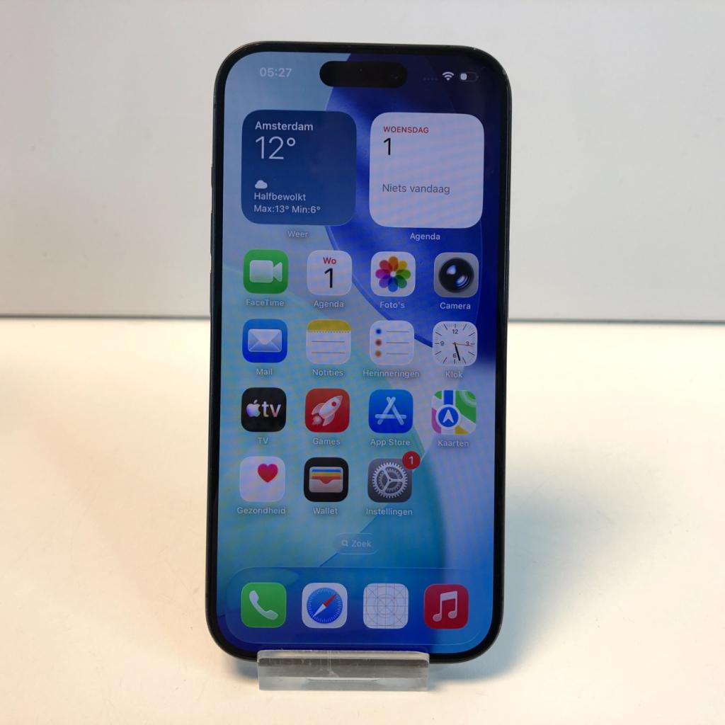 Apple iPhone 15 Pro 128GB Zwart | 88% | Gebruikt, Apple, Gebruikt, Support@apple.com, One Apple Park Way
Cupertino, CA 95014
United States