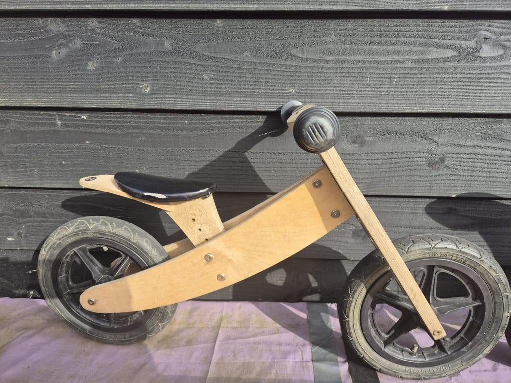 Houten loopfiets voor kinderen - Leer fietsen!, Ophalen of Verzenden, Gebruikt, Loopfiets