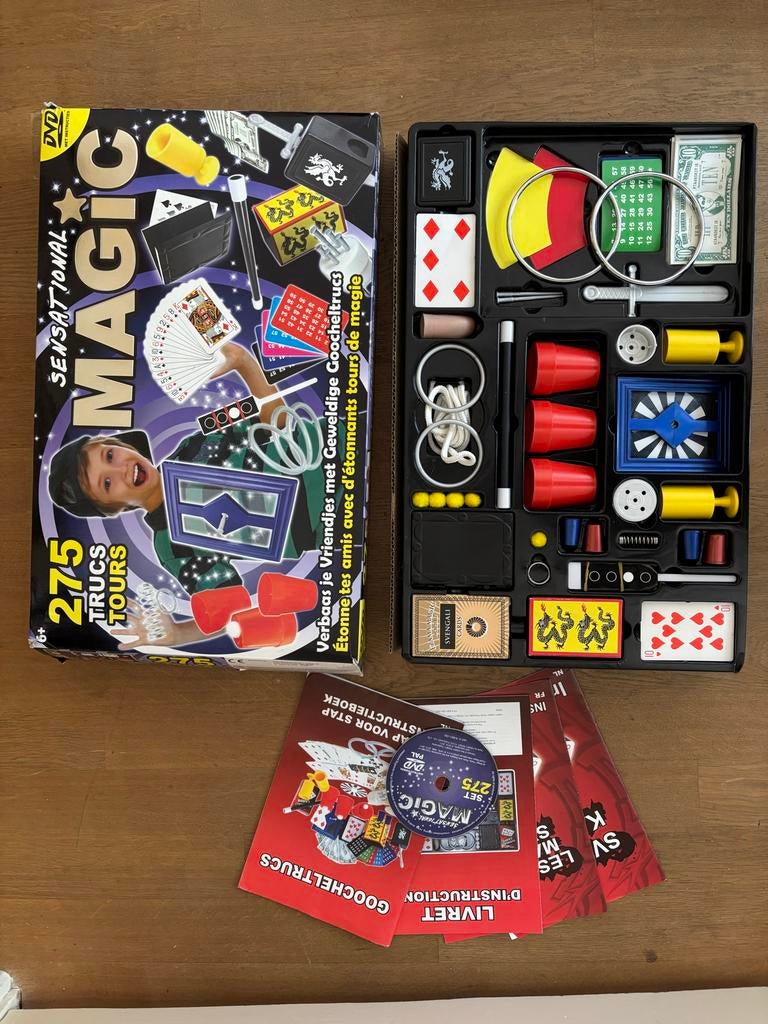 Hanky Panky Goocheldoos - Sensational Magic 275 Trucs, Ophalen of Verzenden, Gebruikt, Jongen of Meisje