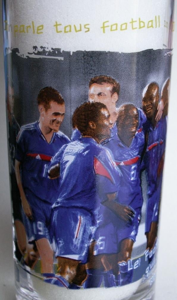 Coca Cola glas Frans voetbal elftal 2006 Coca-Cola, Verzamelen, Glas en Borrelglaasjes, Ophalen of Verzenden, Nieuw, Bierglas