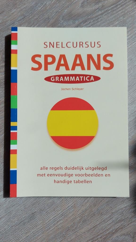 Snelcursus Spaans Grammatica - Jochen Schleyer, Ophalen of Verzenden, Zo goed als nieuw, Jochen Schleyer, Non-fictie