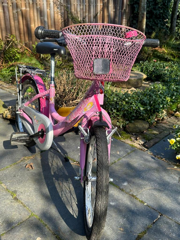 Puky Lillifee meisjesfiets 18 inch, Ophalen, Gebruikt, 18 inch, Handrem