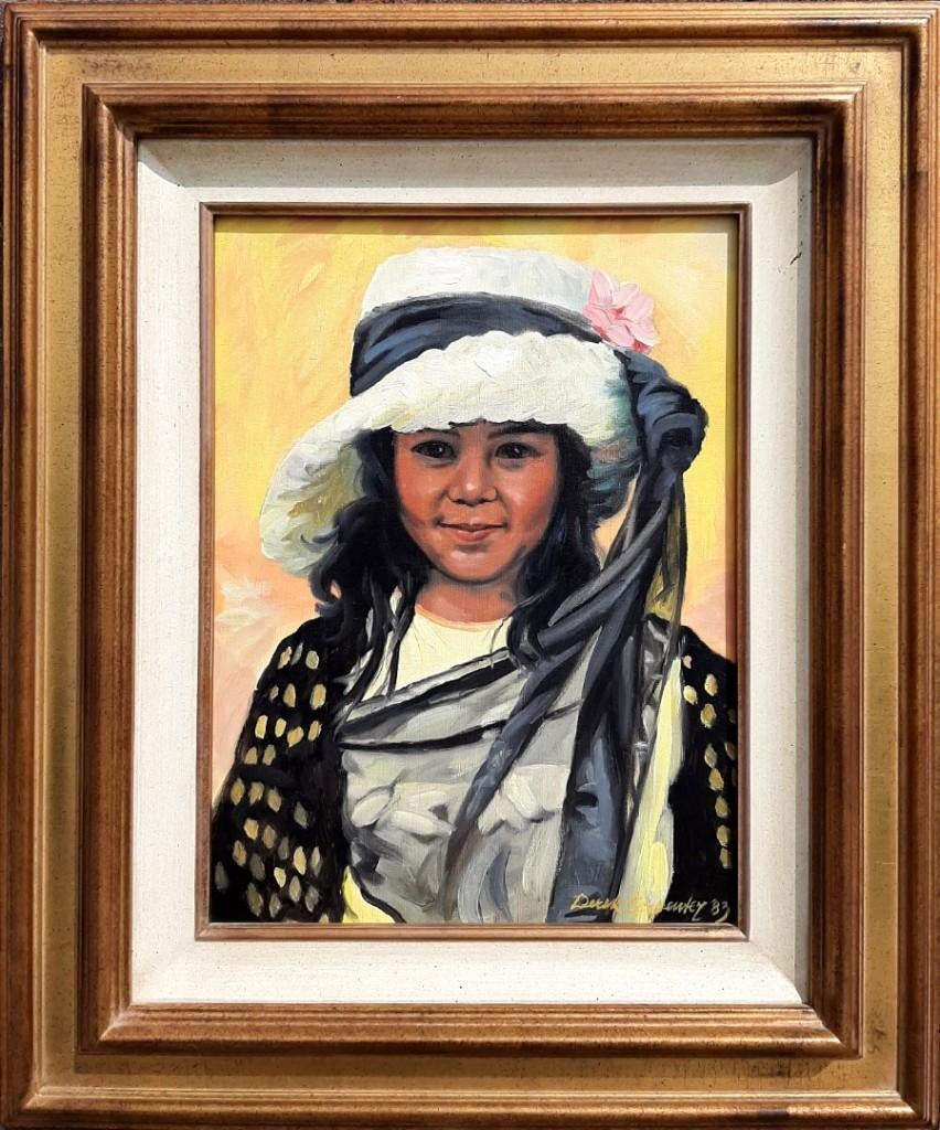 Schilderij van Derek Carpenter. Lijst is: 60,5 x 50,5 cm., Ophalen of Verzenden