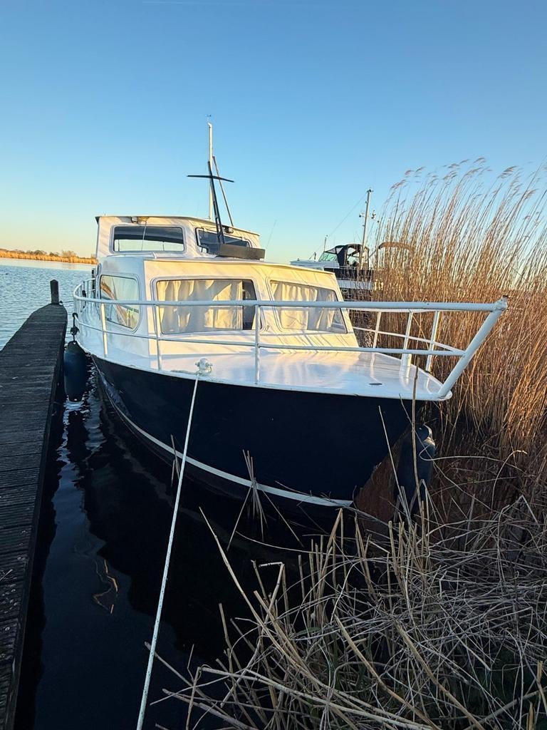 Prachtige en complete kruiser - Zuinige Lomatec/Kubota motor, Watersport en Boten, Motorboten en Motorjachten, Ophalen, Gebruikt