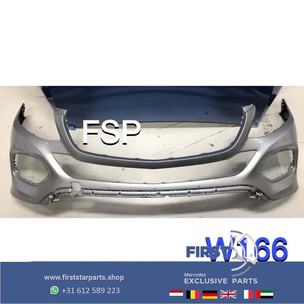 W166 ML GLE Voorbumper zilver grijs origineel Mercedes / Fac