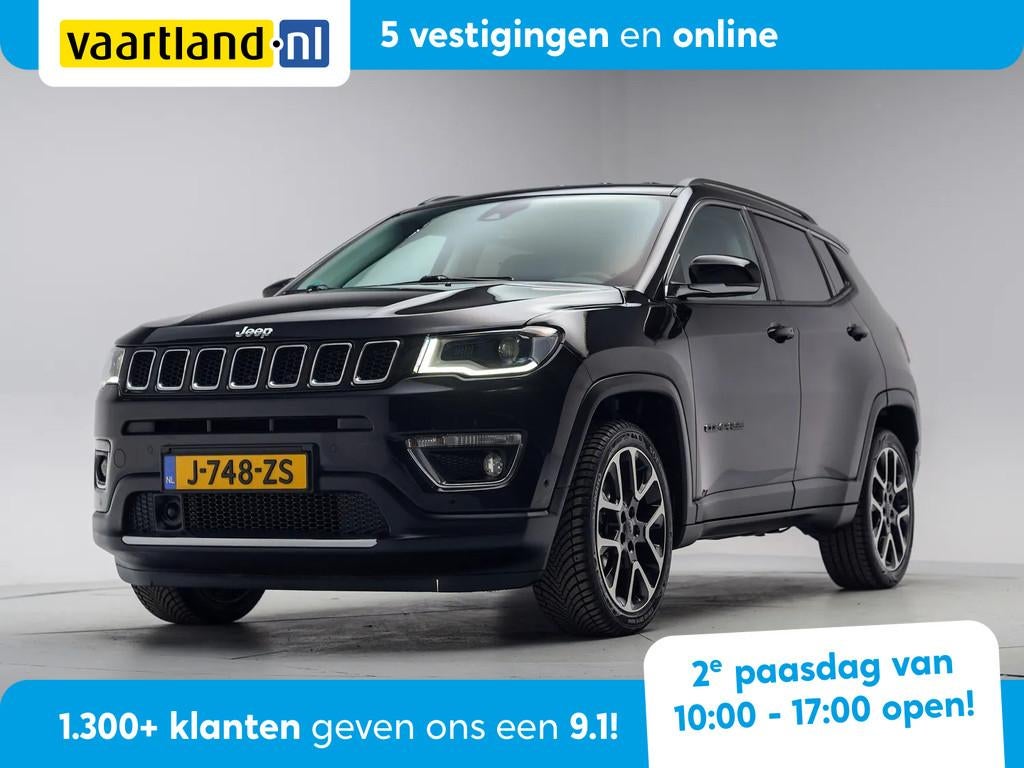 Jeep Compass 1.3 T 150pk Limited Aut. [ Xenon Winterpack Hal, Automaat, 4 cilinders, 150 pk, Zwart