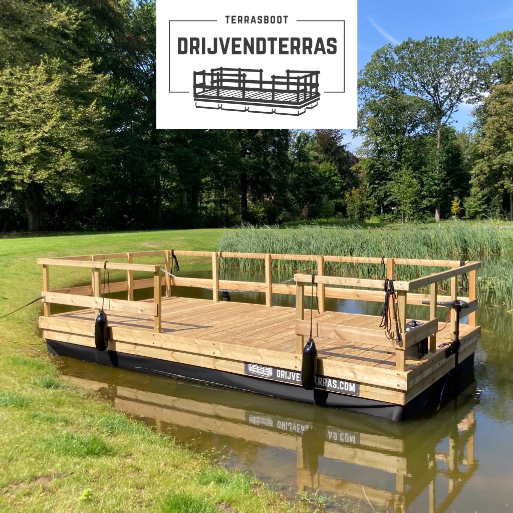 Ponton terras 5x2m | steiger aanlegsteiger drijvend, Info@drijvendterras.com, Drijvendterras, Onderhoud en Reparatie, Nieuw