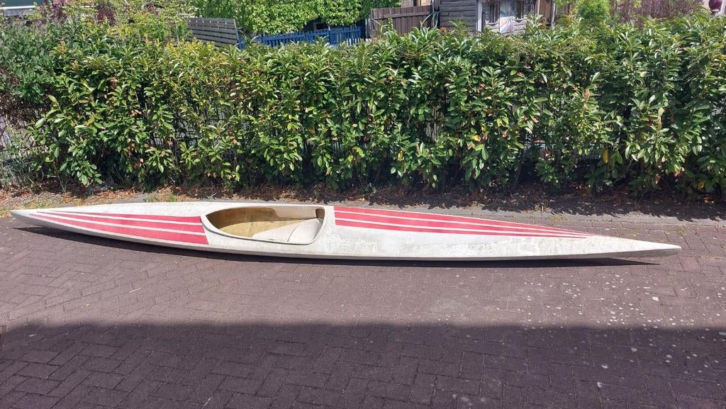 Snelle Eska tourkano met lichte carbon peddel, Watersport en Boten, Ophalen, Gebruikt, 1-persoons