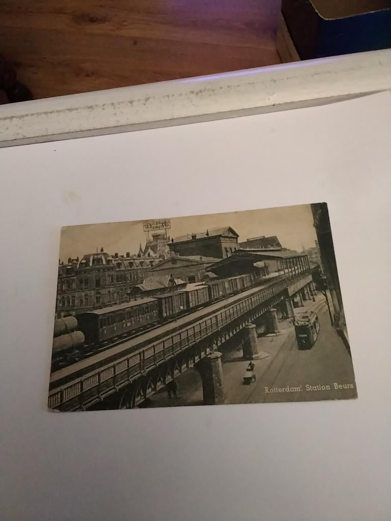 ROTTERDAM. STATION. BEURS, Ophalen of Verzenden, Voor 1920, Zuid-Holland