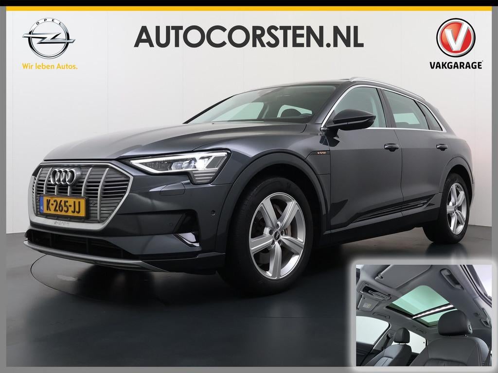 Audi e-tron 313pk Quattro Soh 91% Leer PanoDak Adaptive.Crui, Automaat, Zwart, 71 kWh, Vierwielaandrijving