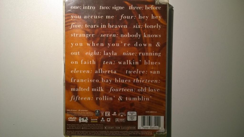 Eric Clapton - Unplugged (DVD), Alle leeftijden, Ophalen of Verzenden, Zo goed als nieuw, Muziek en Concerten