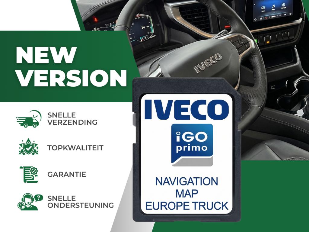IVECO XP ✅ DAILY STRALIS HI-WAY SAT NAV MAP  SD CARD EUR, Verzenden, Nieuw, Heel Europa, Landkaarten