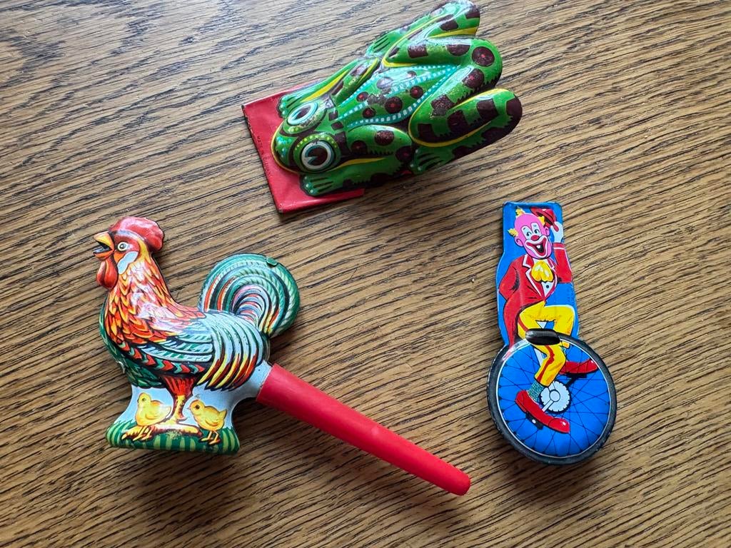 Vintage blikken speelgoed, Antiek en Kunst, Ophalen of Verzenden