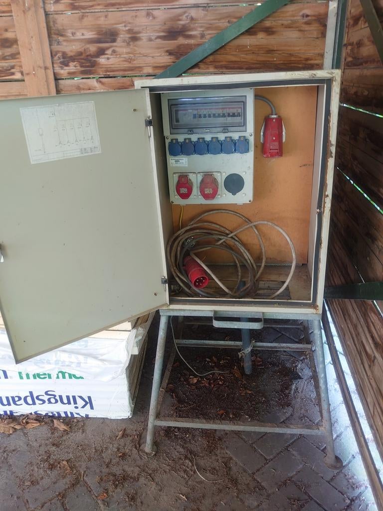 Stroomkast voor de bouw - Bouwstroomkast, Doe-het-zelf en Verbouw, Elektra en Kabels, Ophalen