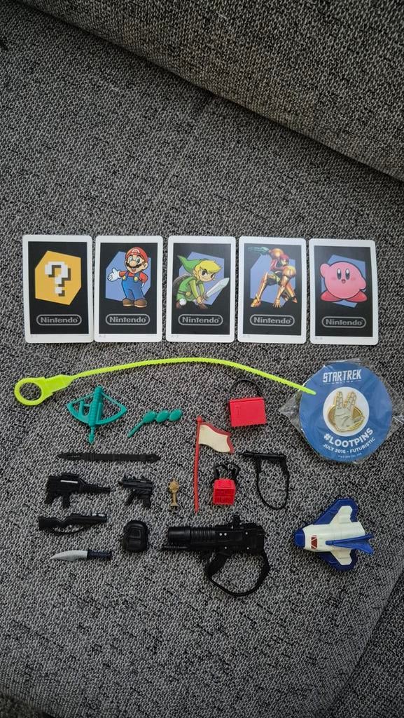 Turtles, A-Team, Nintendo, Star Trek Accessoires, Verzamelen, Verzenden, Zo goed als nieuw