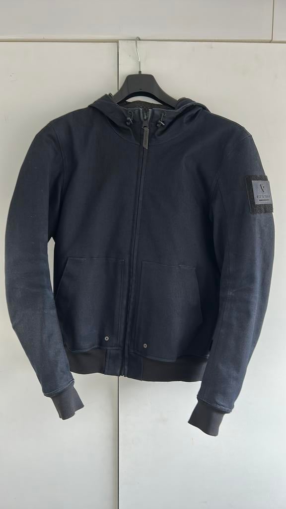 Rev’it Stealth Motor Hoody Donkerblauw L, Ophalen of Verzenden, Tweedehands