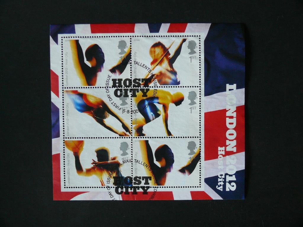 UK / Engeland 2005 Olympische Spelen 2012 Blok, Verzenden, Gestempeld