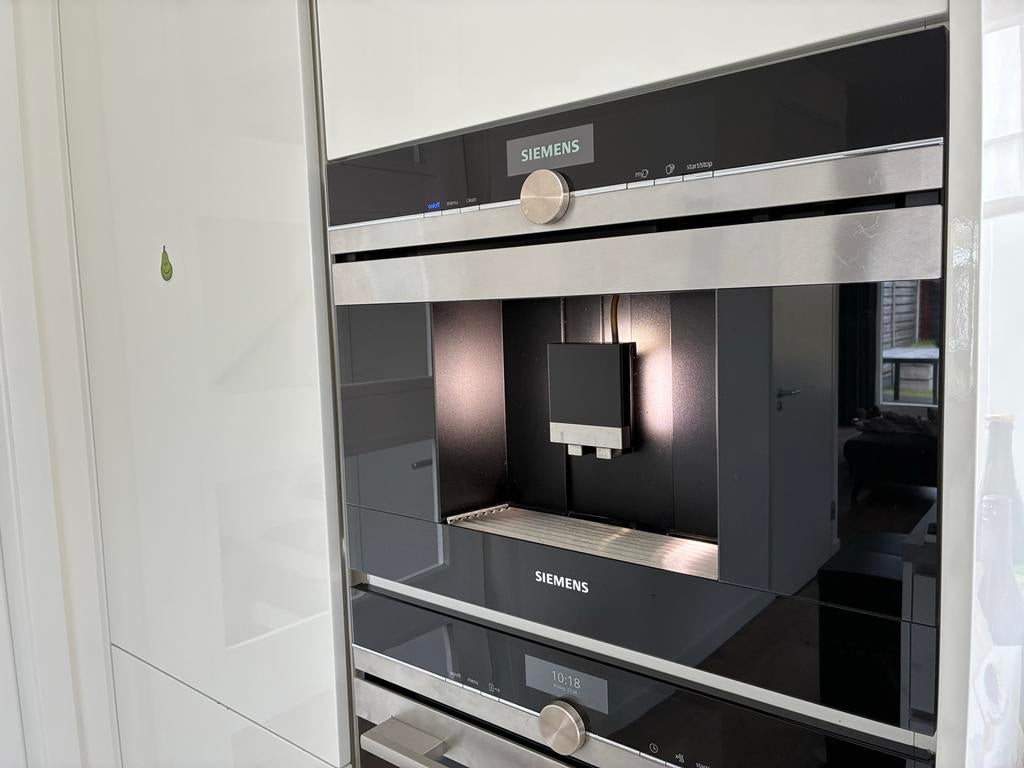 Siemens CT636LES1/04 inbouw koffiezetapparaat, Witgoed en Apparatuur, Koffiezetapparaten, Ophalen, Gebruikt, 10 kopjes of meer