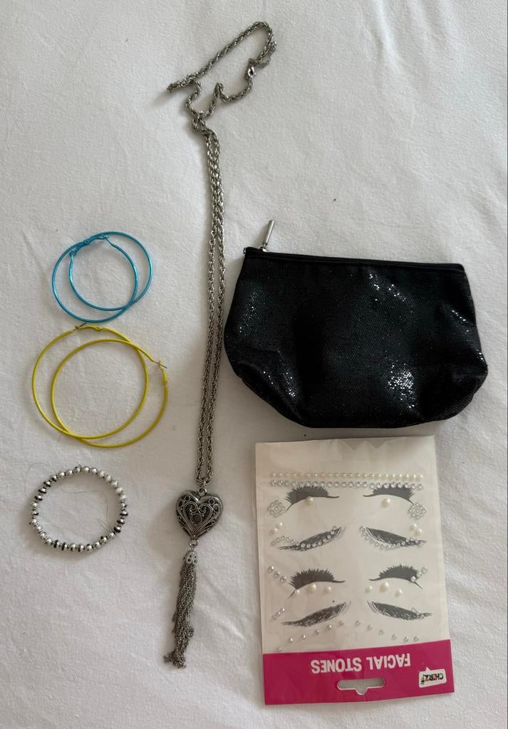 Sieraden en accessoires set: ketting, oorbellen, armband, ma, Ophalen of Verzenden, Gebruikt