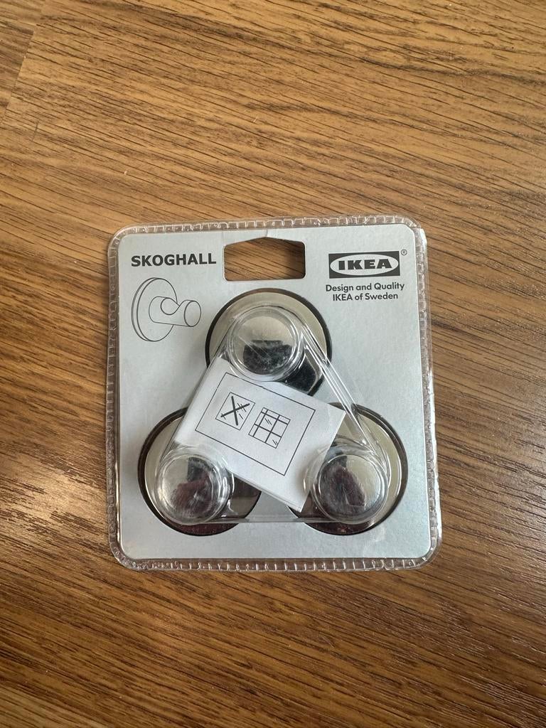 IKEA SKOGHALL Wandhaken - Set van 3, Nieuw in verpakking, Wandhaken, Nieuw, Ophalen of Verzenden, Minder dan 100 cm