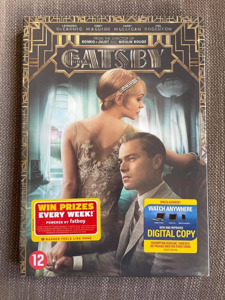 The Great Gatsby - dvd nieuw!!, Vanaf 12 jaar, Ophalen of Verzenden, Nieuw in verpakking, Historisch of Kostuumdrama
