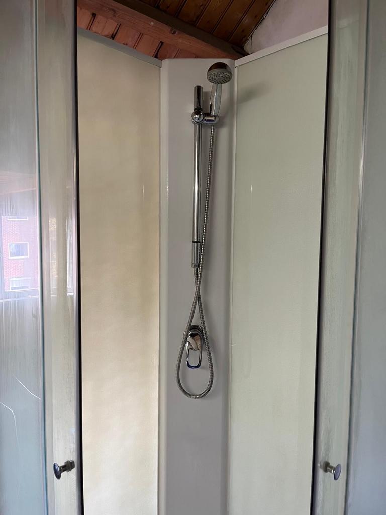 Tijdelijke nooddouche - direct beschikbaar, Doe-het-zelf en Verbouw, Sanitair, Ophalen, Gebruikt, Rvs, Douche