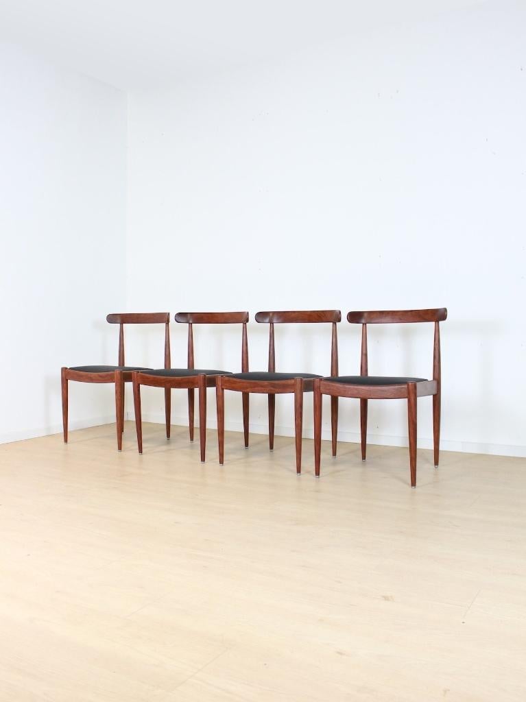 vintage eetkamerstoelen stoelen Alfred Hendrickx, Ophalen, Gebruikt, Zwart, Vintage