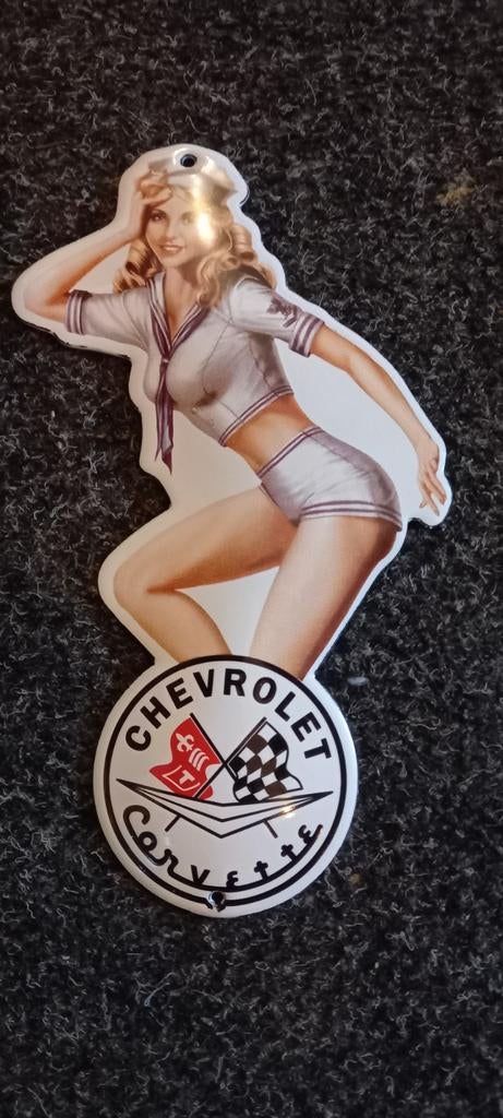 Echt emaille reclame bordje zie foto, Ophalen of Verzenden, Reclamebord