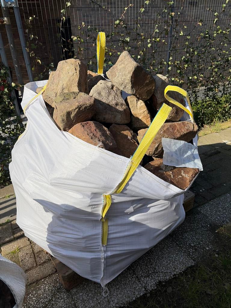 Rotsblokken / stenen, Tuin en Terras, Grind, Keien en Split, Ophalen, Gebruikt, Bruin, Kei