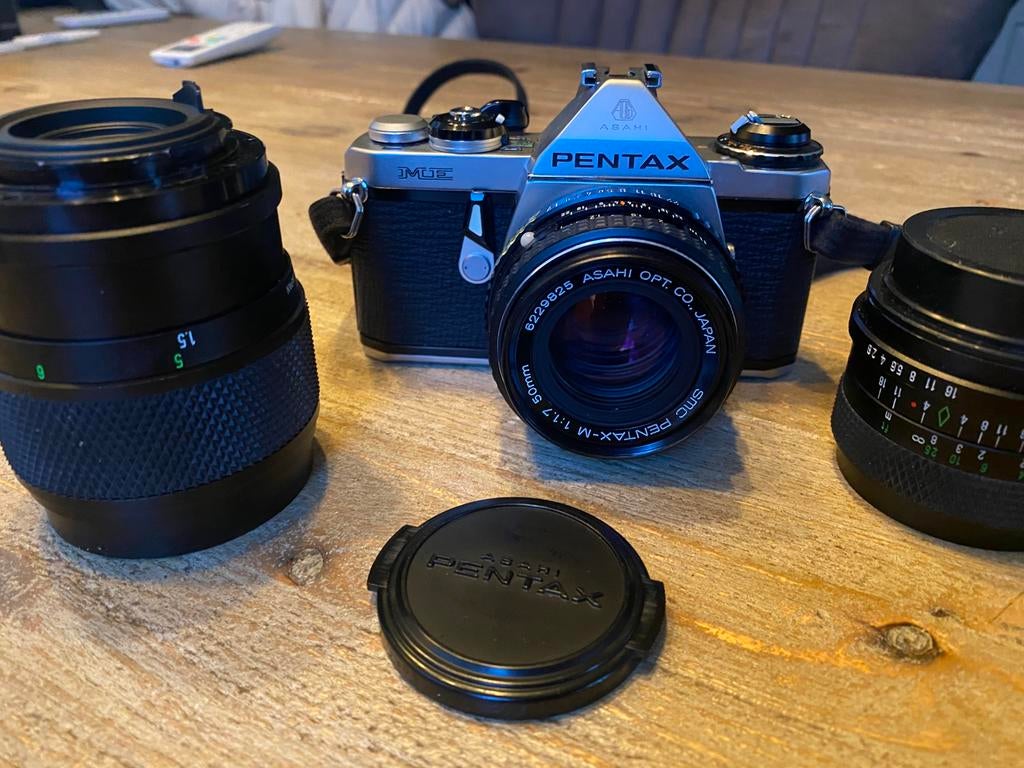 drie lenzen groothoek voor Pentax, Ophalen of Verzenden, Gebruikt, Spiegelreflex, Pentax