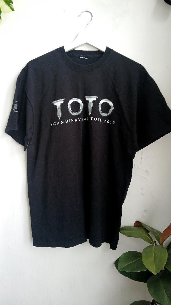 toto T shirt (officieel), Verzenden, Gedragen, Maat 52/54 (L), Zwart