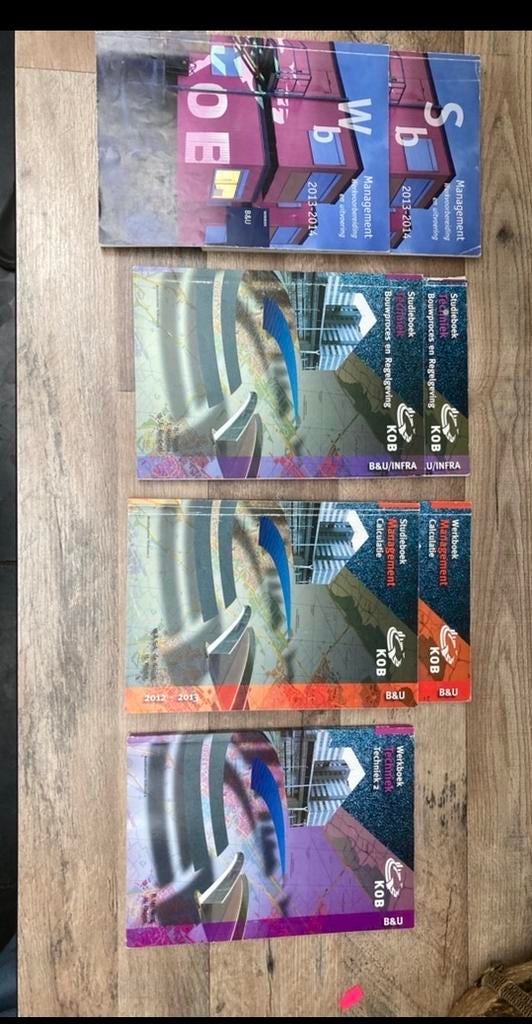 KOB Bouwopleidingsboeken: Management, Techniek, Calculatie, Boeken, Ophalen of Verzenden, Beta, Gelezen, HBO