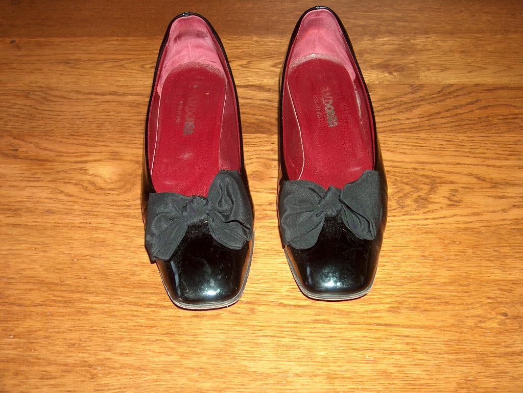 lakschoenen, Ophalen, Schoenen met lage hakken, Zwart, Zo goed als nieuw