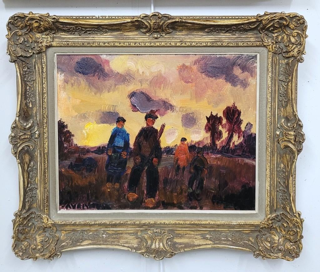 Alfons VERMEIR, op het veld, Antiek en Kunst, Ophalen of Verzenden