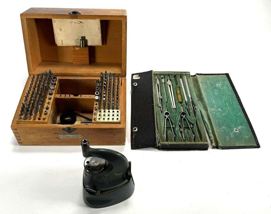 1426. Triebniet Boley en passerset, eerste helft 20e eeuw, Ophalen of Verzenden