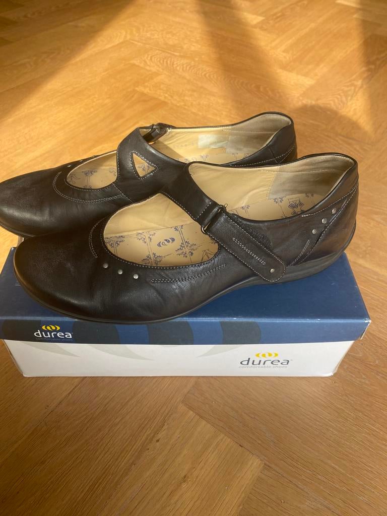 Durea bandschoenen zwart 7 H, Kleding | Dames, Schoenen, Ophalen of Verzenden, Gedragen, Zwart