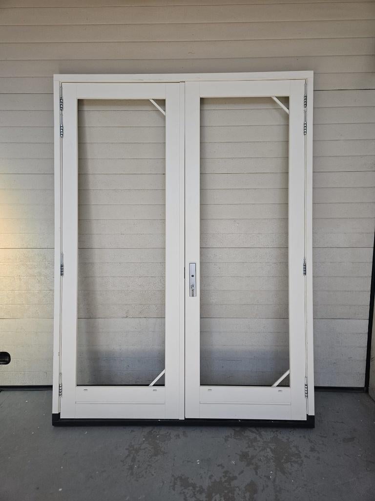 Verkeerd besteld Tuindeuren 192x260 (bxh) Hardhout Meranti, Doe-het-zelf en Verbouw, Nieuw, Ophalen of Verzenden, Buitendeur, Hout