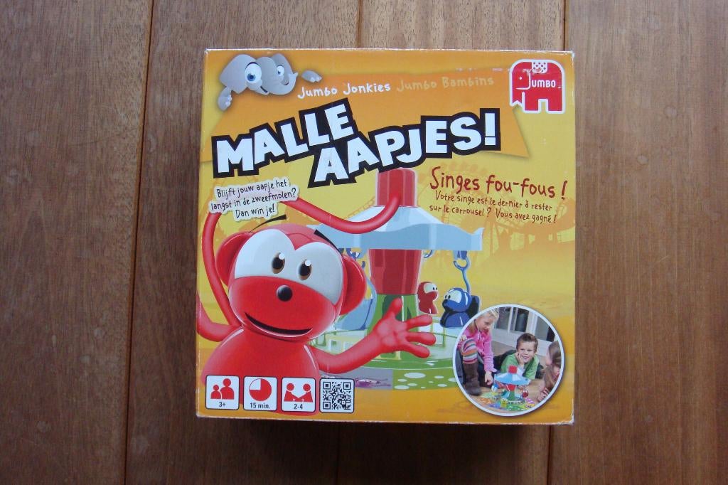 Malle aapjes spel van jumbo NIEUWSTAAT €2,95, Ophalen of Verzenden, Zo goed als nieuw, Jumbo