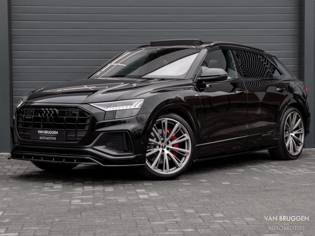 Audi Q8 55 TFSI e quattro S-Line Pano RS-Stoelen Trekhaak 23, Automaat, Gebruikt, Euro 6, 2995 cc