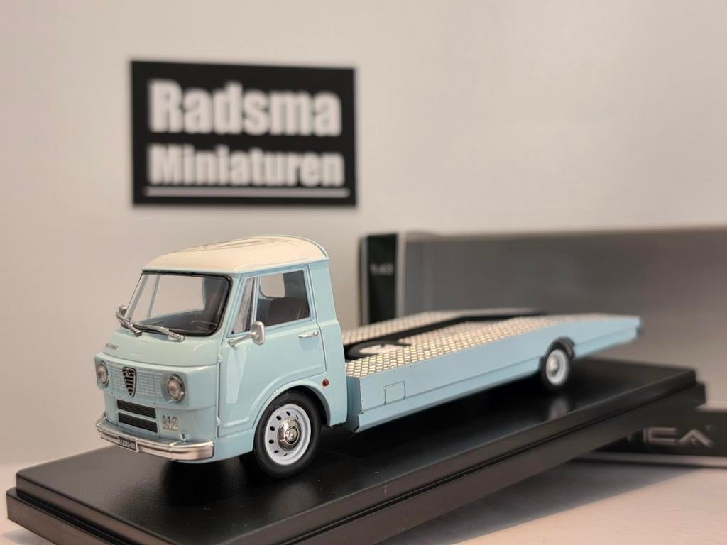 Alfa Romeo A12/F12 Autotransport - Blauw - 1:43 Mitica, Overige merken, Auto, Nieuw, Ophalen of Verzenden