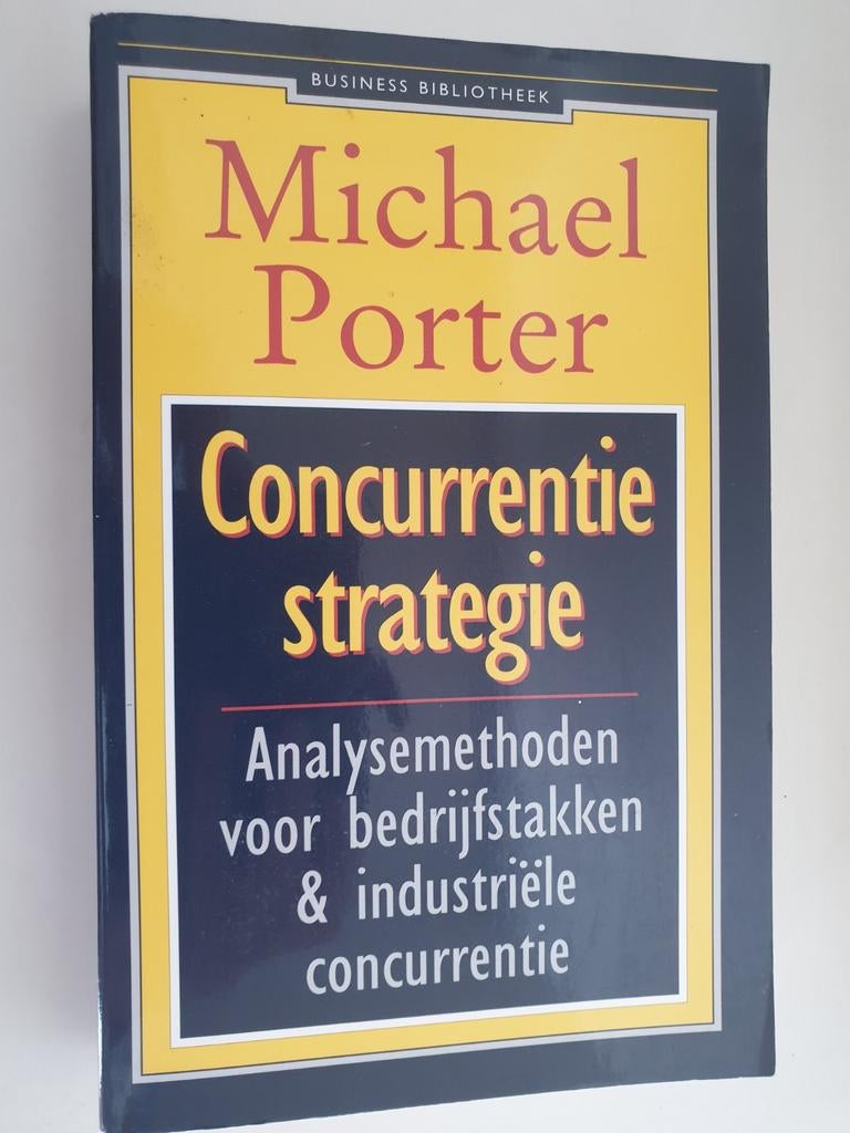 Concurrentie Strategie - Michael Porter, Ophalen of Verzenden, Gelezen, Economie en Marketing, Michael Porter
