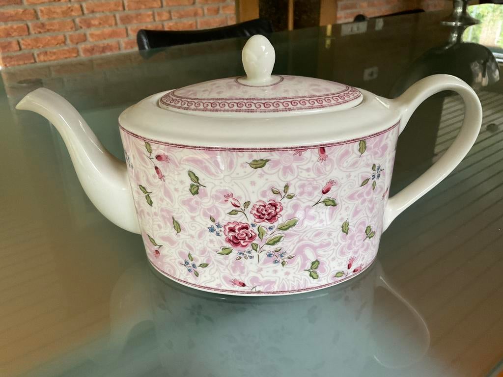 Johnson Brothers Rose Damask porseleinen theepot, Ophalen of Verzenden