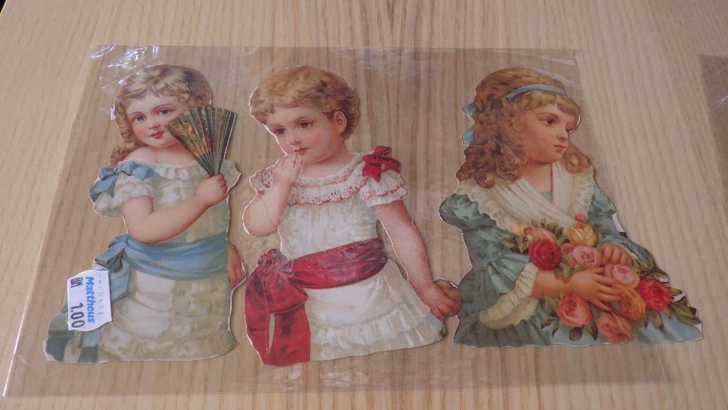 prachtige oude poesieplaatjes, Ophalen of Verzenden