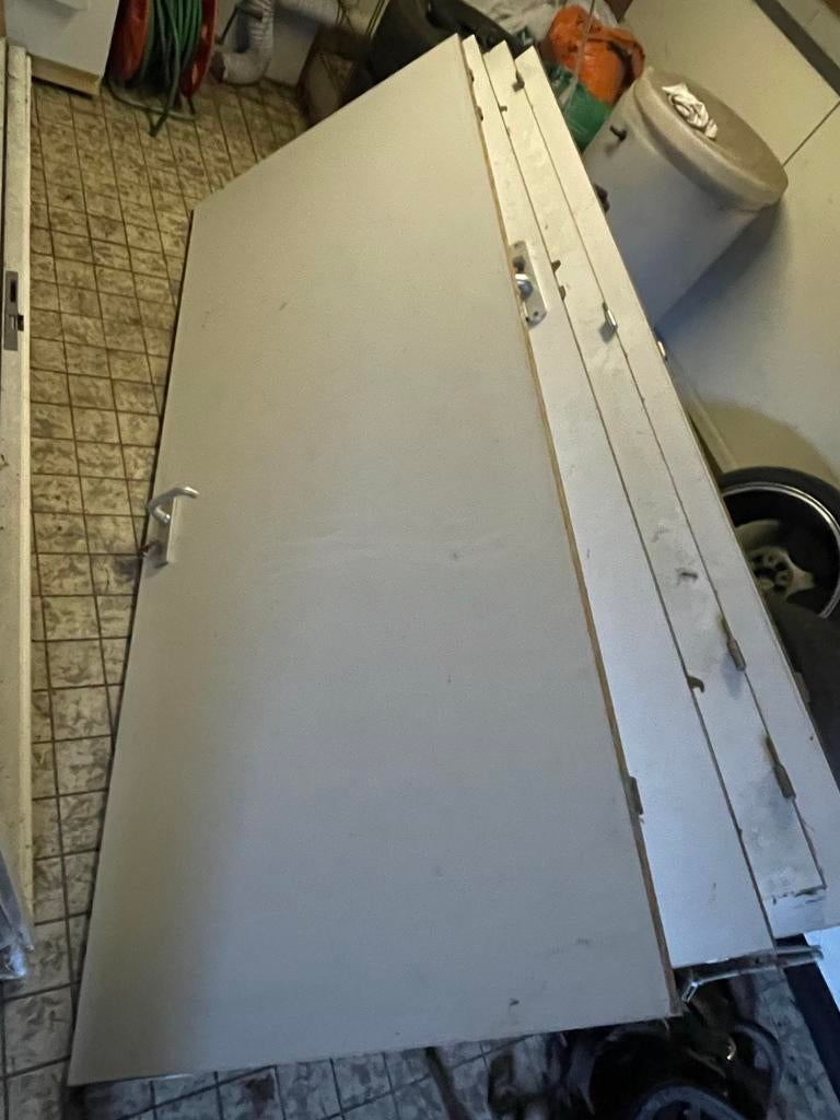 Houten binnendeuren met deurkozijnen, inclusief sloten, Ophalen, 80 tot 100 cm, 215 cm of meer, Binnendeur