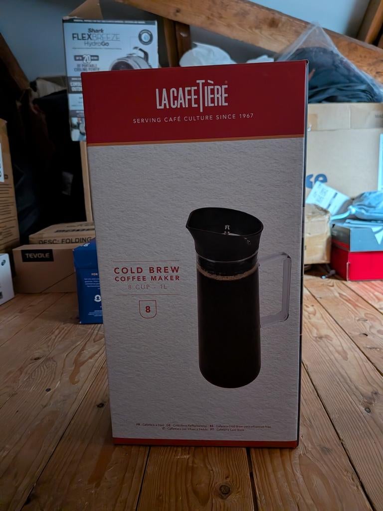 La Cafetière Cold Brew Coffee Maker Emma - Nieuw, Overige typen, Ophalen of Verzenden, 4 tot 10 kopjes, Koffiemachine