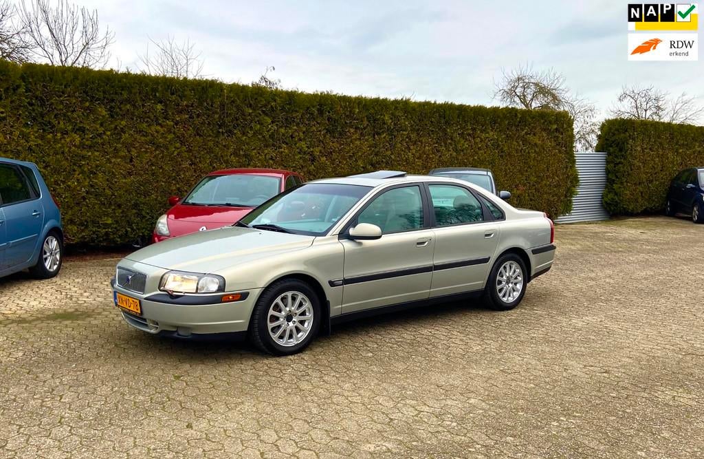 Volvo S80 2.9 APK NIEUW AUTOMAAT AIRCO LEER RIJD NIEUW, Auto's, Volvo, 2922 cc, Bedrijf, Zilver of Grijs, S80