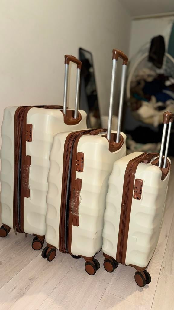 Kofferset, Sieraden, Tassen en Uiterlijk, Koffers, Ophalen, Zo goed als nieuw, Hard kunststof